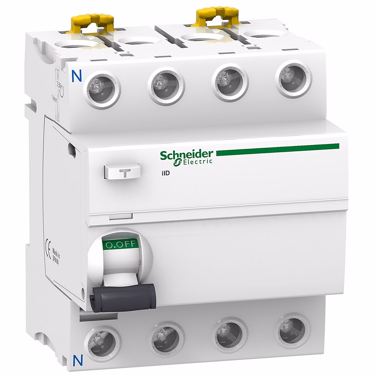 A9r31425 – Interrupteur Différentiel Tétrapolaire 30ma, 25a, Type A, si, Schneider Acti9 Iid