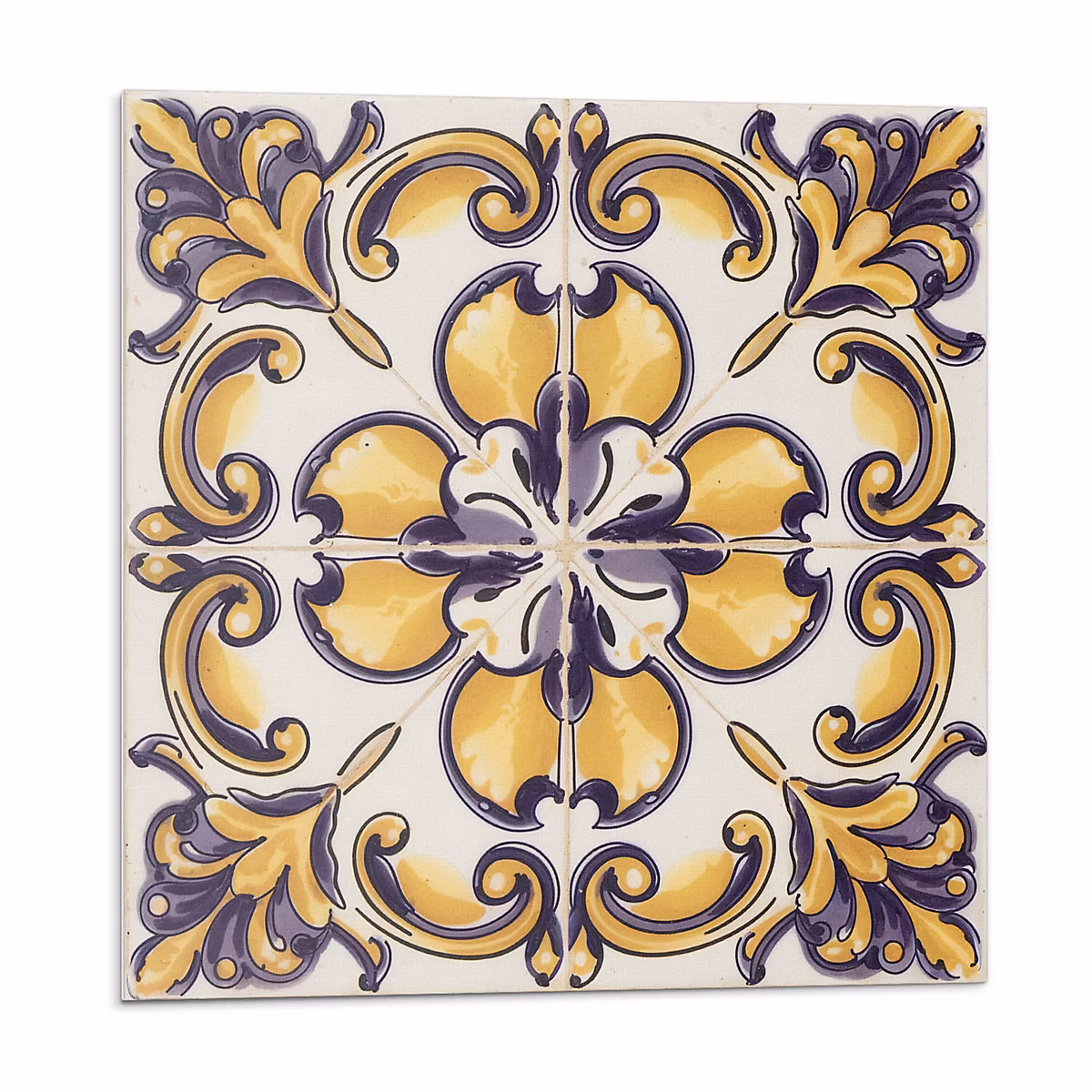 Carreau Vinyl Adhésif Wallfluent 20 × 20 cm Motifs Floraux 20 pièces