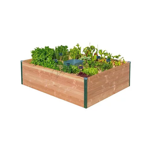 Potager composteur en bois Mon Petit Potager Keyhole moyen modèle - 170 x 120 x 48 cm