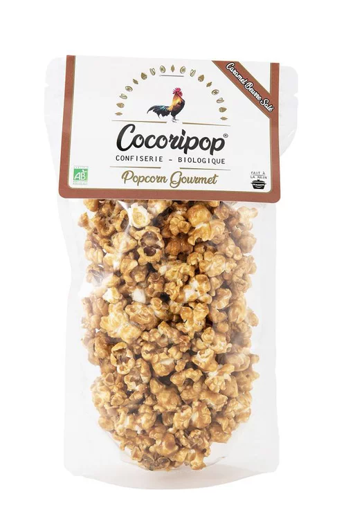 Popcorn bio caramel beurre salé Cocoripop - 80 g