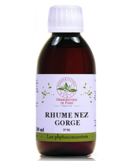 Herboristerie de Paris - Phyto concentré Rhume Nez Gorge - 200ml