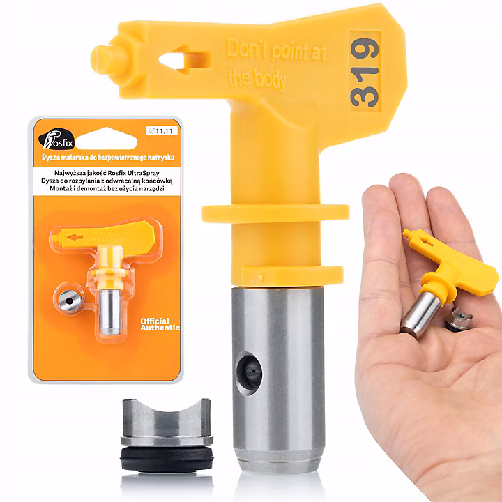 Buse de Pulvérisation Ultra Spray 319 | Jet 15 cm – Haute Précision – Pour Acrylique – Latex – Époxy – Urethane