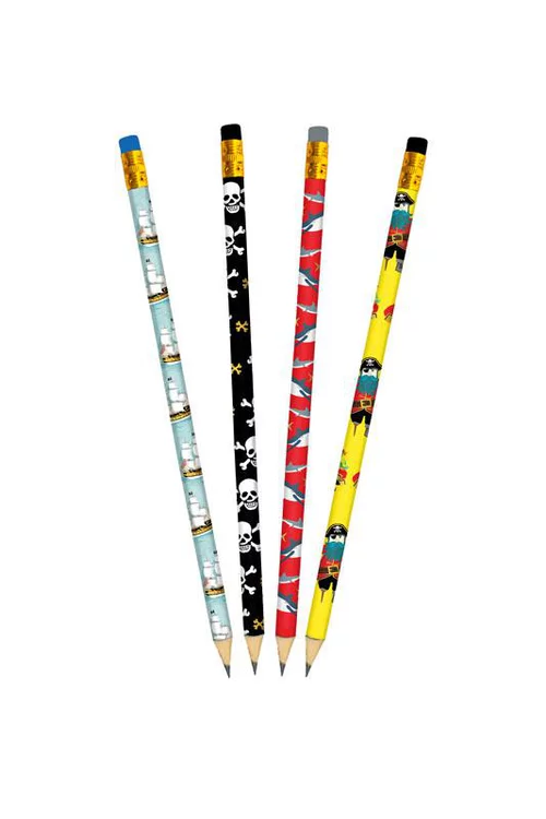 Set de 4 crayons pirate Cartesdart