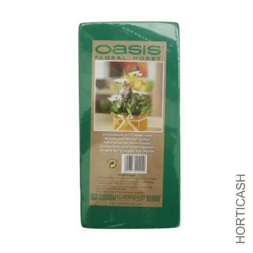 Brique de mousse mouillable Oasis Hobby - 23 x 11 x 7,7 cm