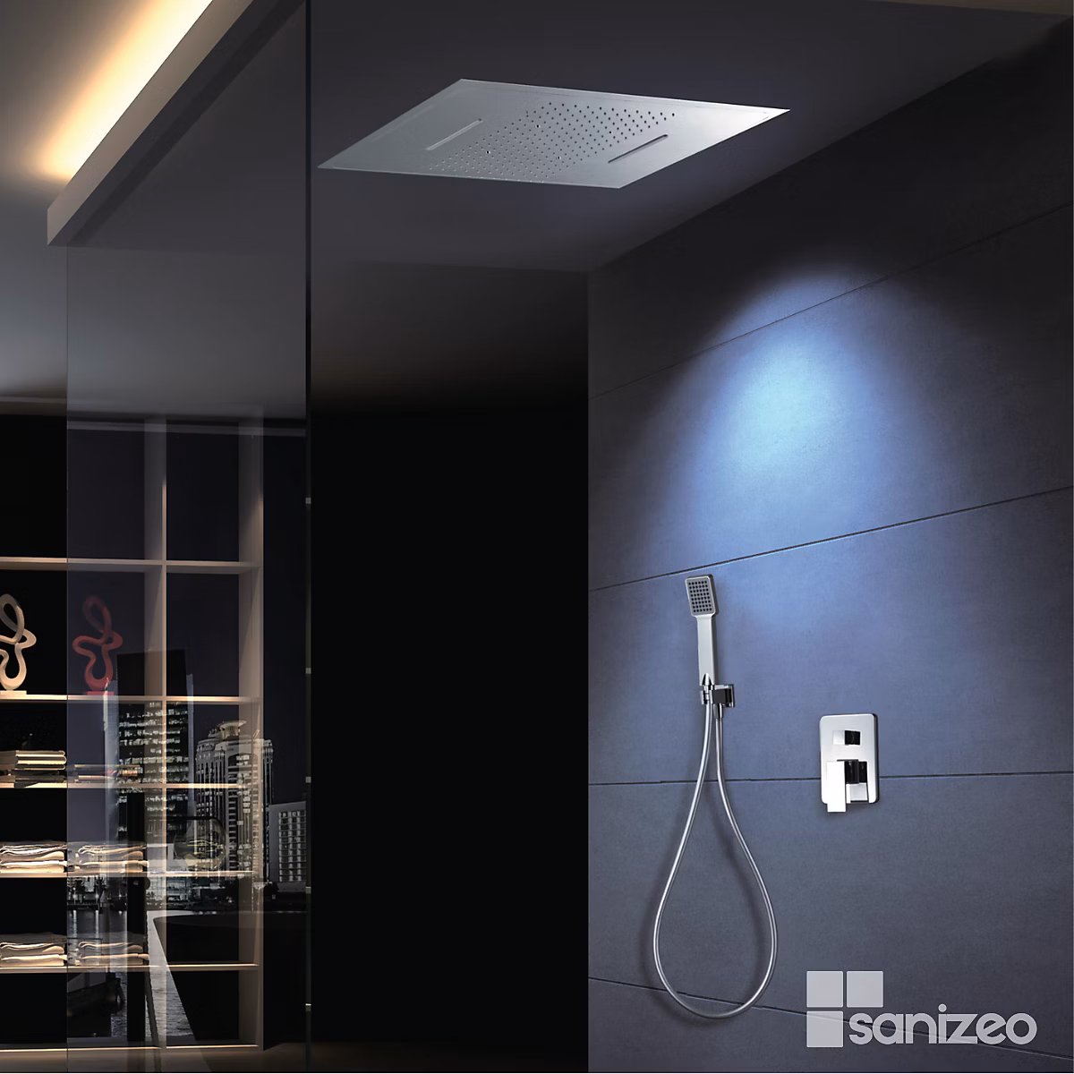 Colonne de Douche Encastrée Anti-Calcaire Chrome IMEX SUMATRA GTS019-P – Réf. UMCBEJZQD5675451073