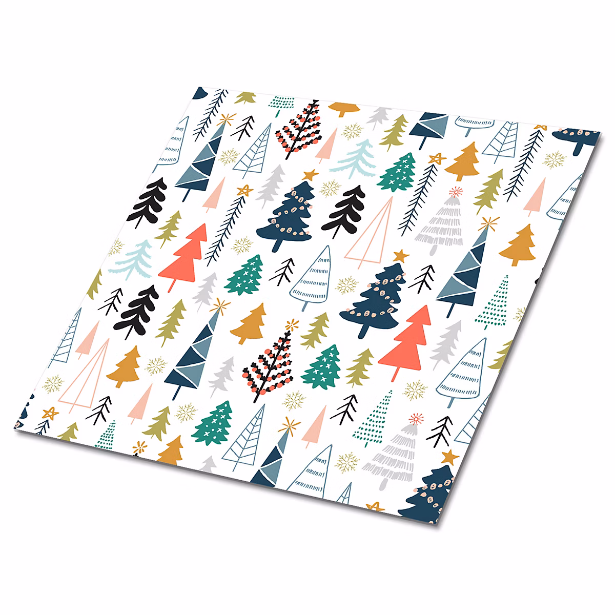 Carreaux vinyle Tulup 30 × 30 cm Forêt d'arbres 9 pcs