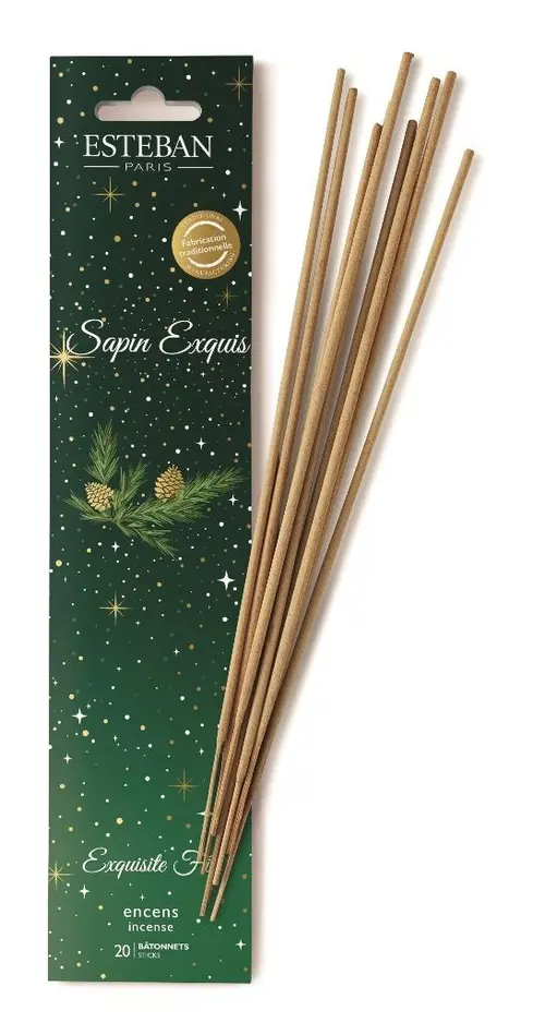 Encens Indiens Sapin exquis Esteban - 20 bâtonnets