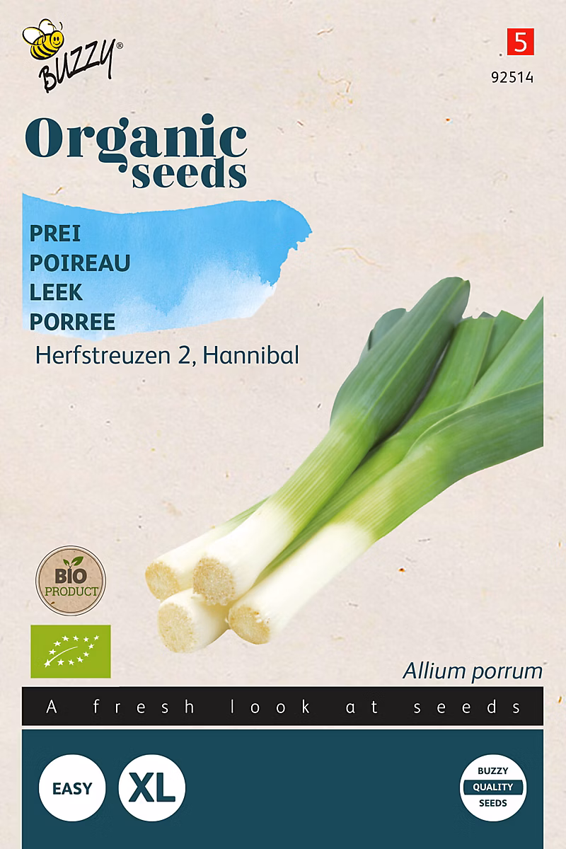 Buzzy Organic Poireau Herfstreuzen 2 Semences – Ca. 0, 75 gr