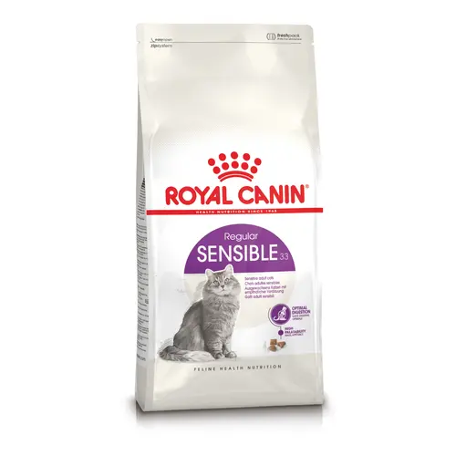 Croquettes pour chat adulte avec une sensibilité digestive Royal Canin Sensible 33 - 4 kg