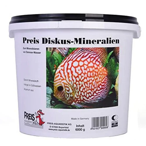 Sel minéral pour Discus, spécification 6kg - PREIS AQUARISTIK, Mineral Discus