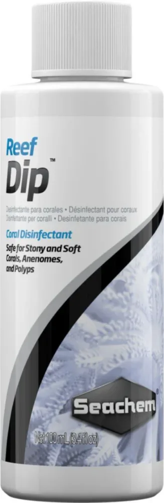 Désinfectant de corail pour aquarium récifal Seachem Reef Dip - 100 ml
