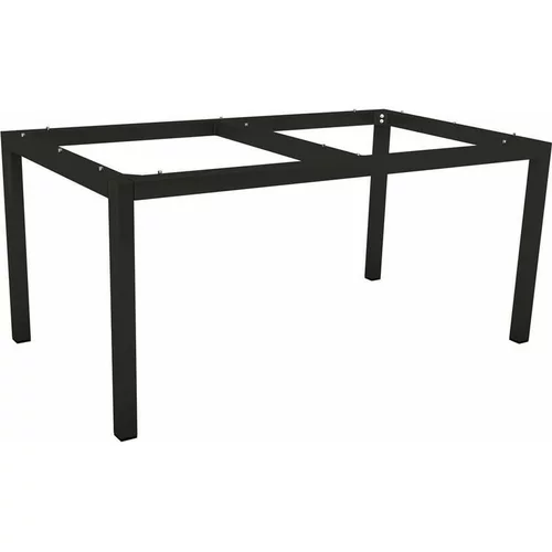 Pied de table coloris noir en aluminium Stern - 130 x 80 x 13 cm