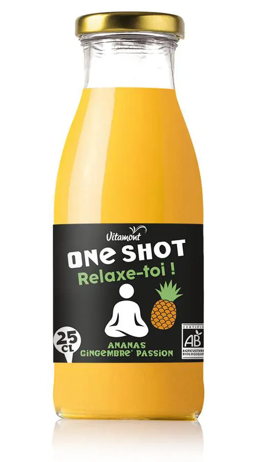 Boisson bio Vitamont One Shot Relaxe-toi – 25 cl