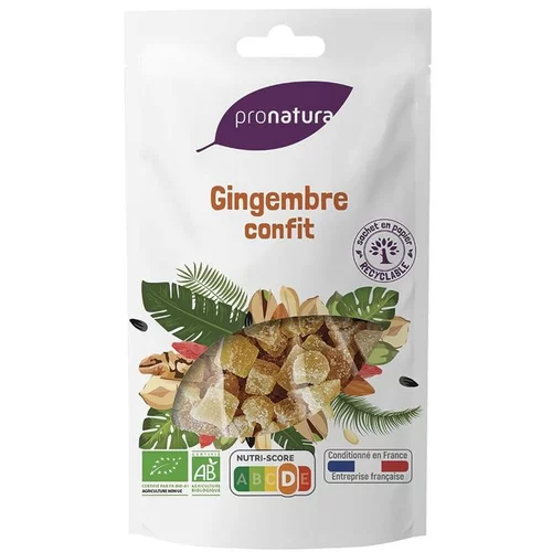 Gingembre confit Pronatura - 250 g