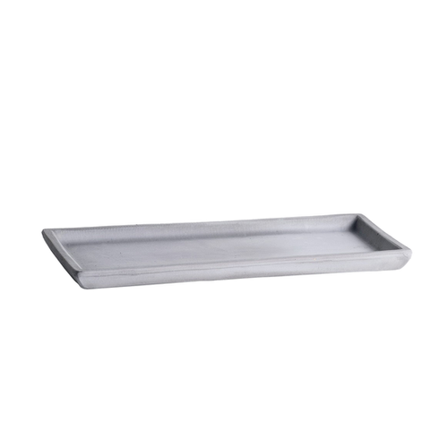 SOUCOUPE RECTANGULAIRE GOICOECHEA® - 44CM X 21CM - GRISÉ