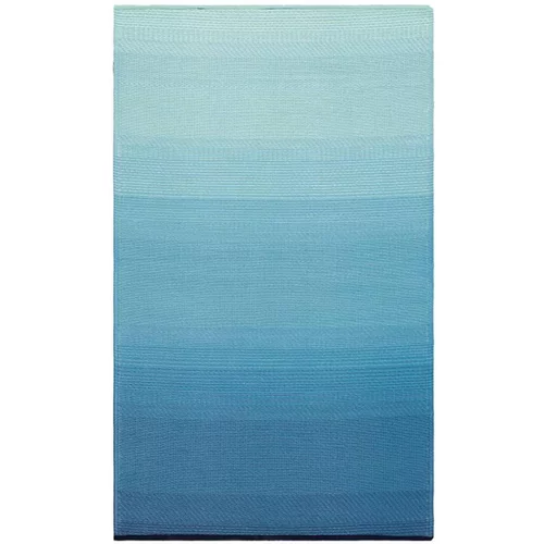 Tapis coloris bleu polypropylène recyclé intérieur extérieur - 150 x 240 cm