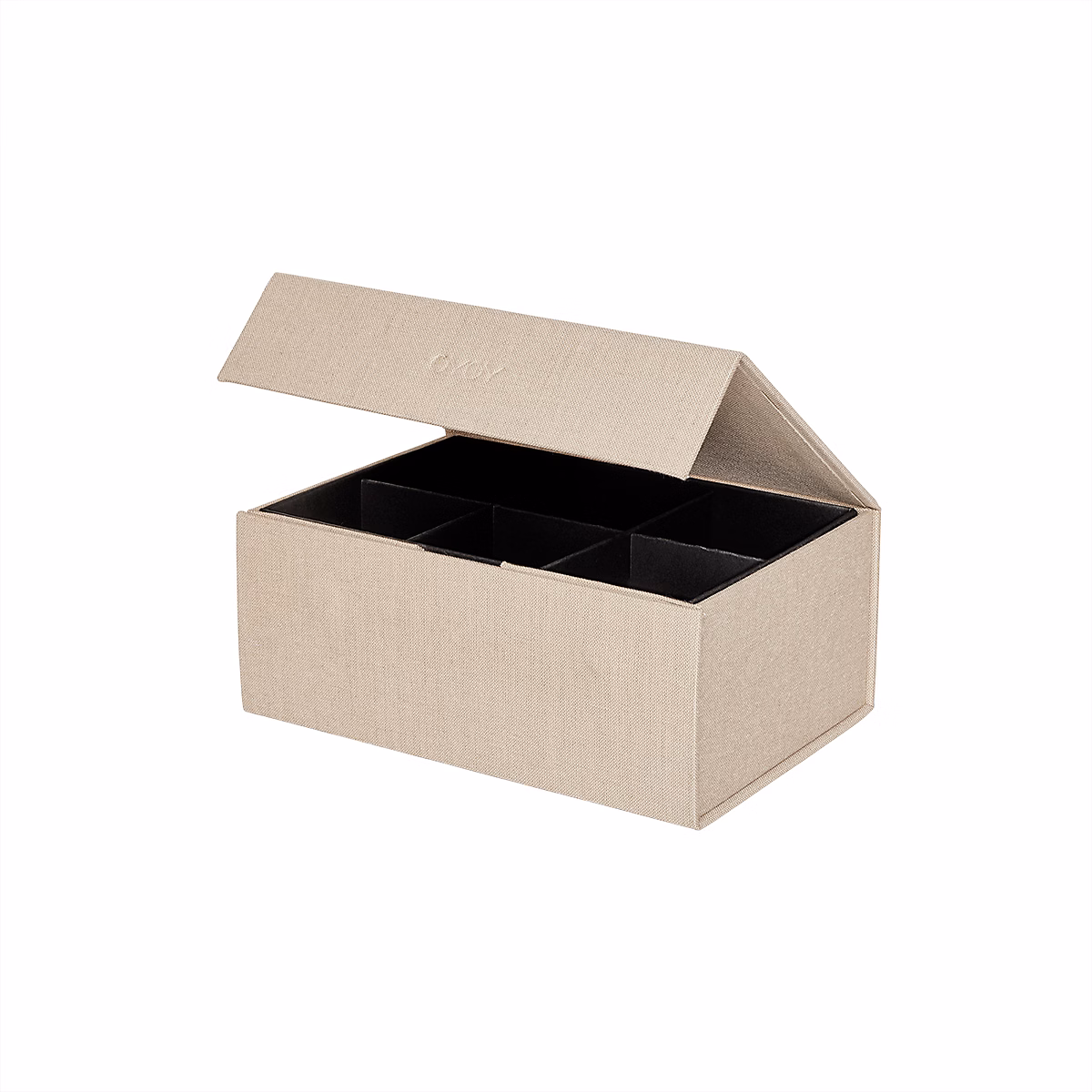 Boîte de rangement en carton H10.5 × 25 × 18cm