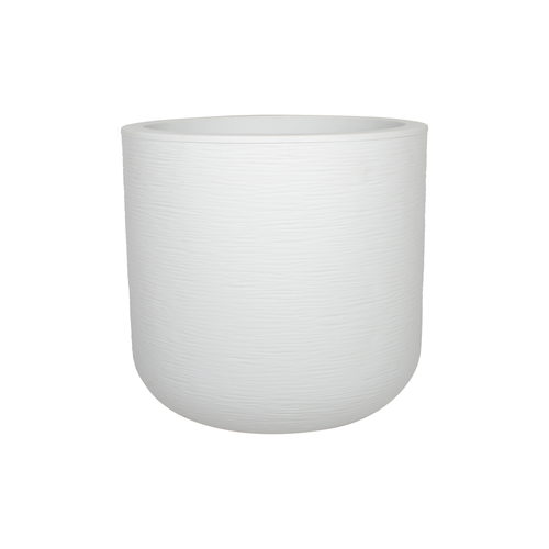 POT ROND Ø40CM BLANC CÉRUSÉ EDA® GRAPHIT'UP