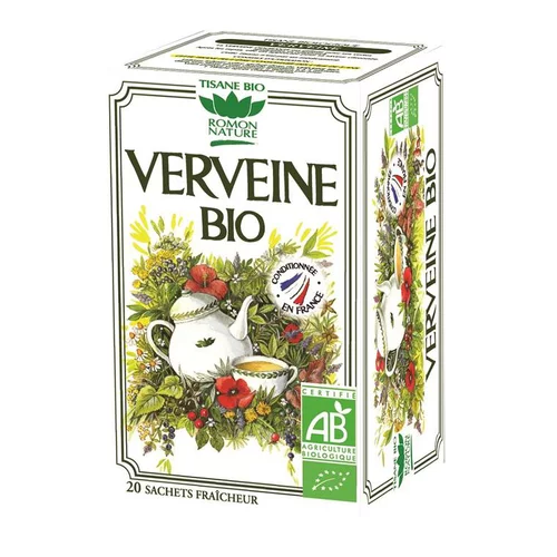 Verveine odorante bio – boîte de 24 sachets
