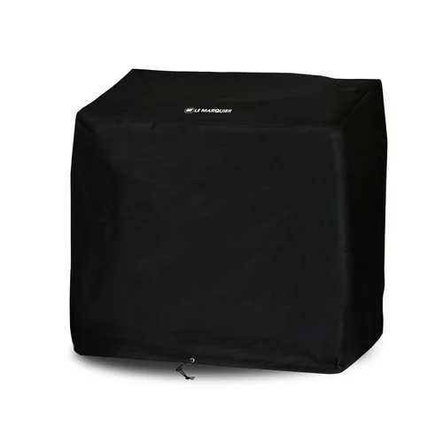 Housse pour plancha et barbecue 60 cm sur chariot coloris noir Le Marquier - 120 x 60 x 120 cm