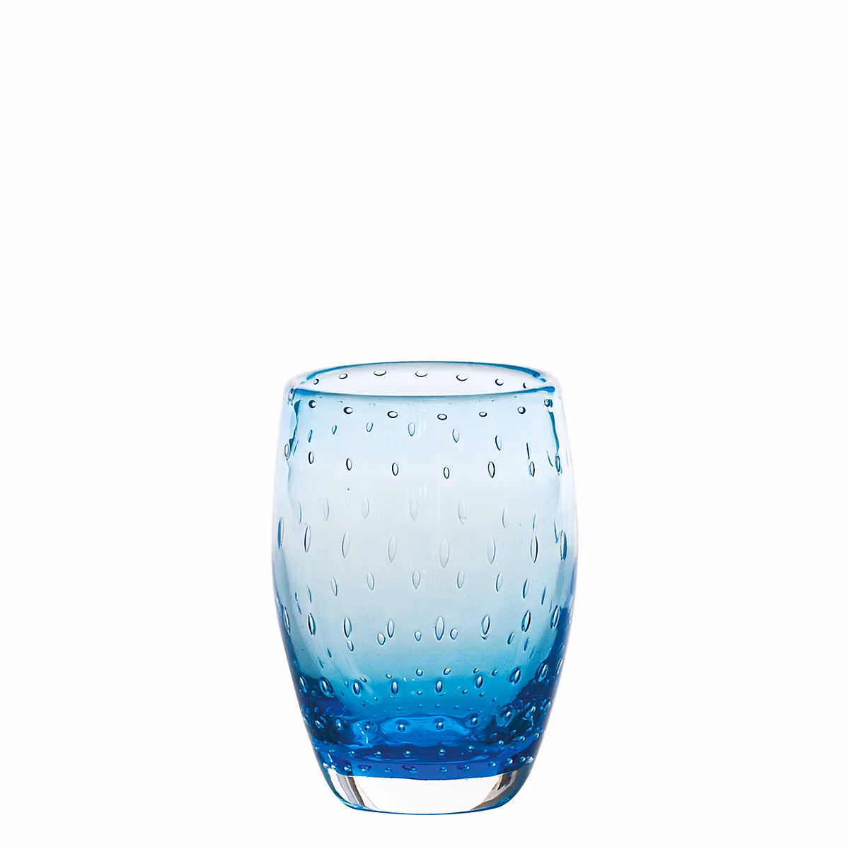 Bolicante Verres Tumbler En Verre Soufflé À La Bouche Couleur Aquamarine Décoration Effet Bulles Tradition Artisanale – lot de 6