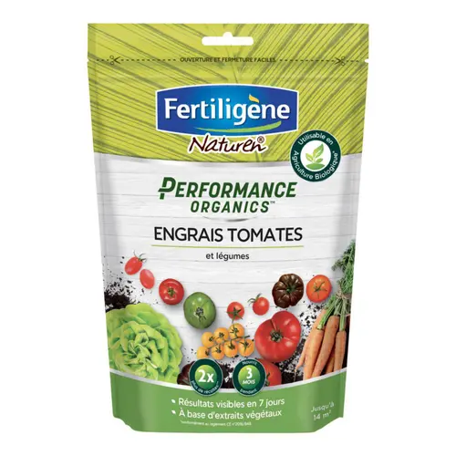 Engrais tomates et légumes Performance Organics Fertiligène - 700 g