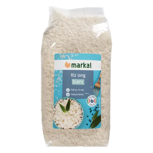 Riz long blanc bio Markal - 1 kg