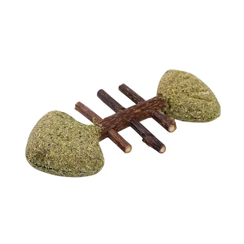 Jouet pour chat matatabi arrêtes de poisson 8,5x4x1 cm
