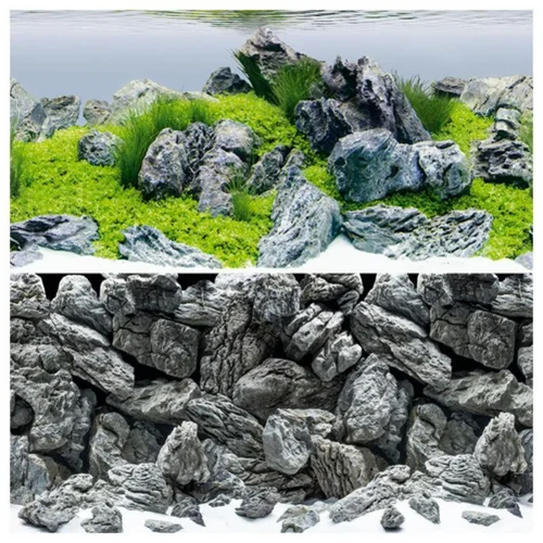 Poster de fond aquascape & rock, JUWEL - taille L 100 x 50 cm