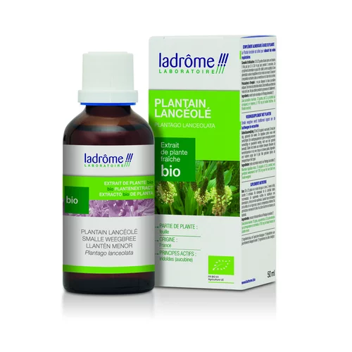 Plantain lancéolé extrait de plantes fraîches bio Ladrôme - 50 ml