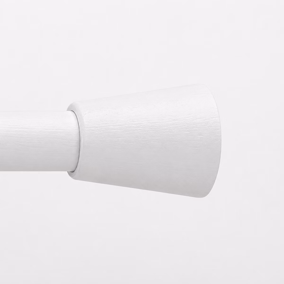 Embout Pommeau en Bois Blanc Diam.28mm pour barre à rideaux – Boulet