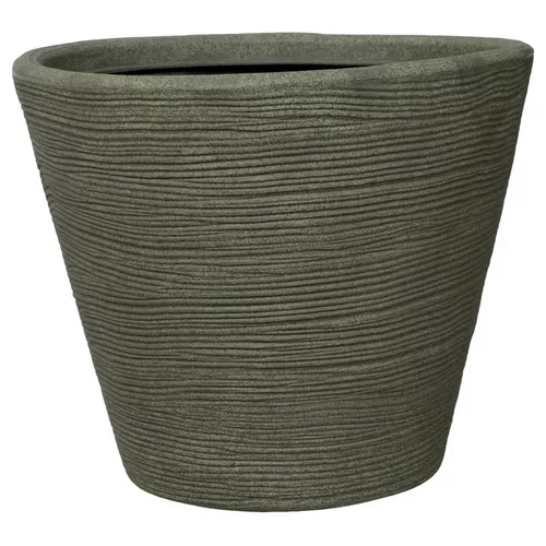 Pot évasé pour décoration intérieure ou extérieure lichen Mineral – 61 litres Ø 55 x H 45 cm
