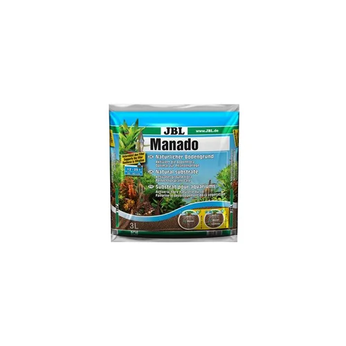 Substrat sol naturel, granulométrie fine et optimisante pour les plantes JBL MANADO S - 3L