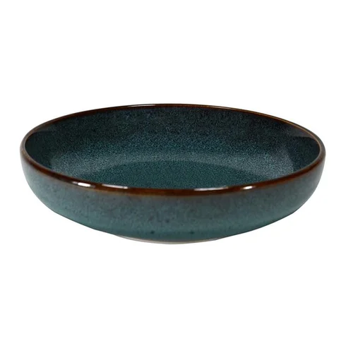 Coupelle en grès réactif bleu Volga - Ø 19 cm