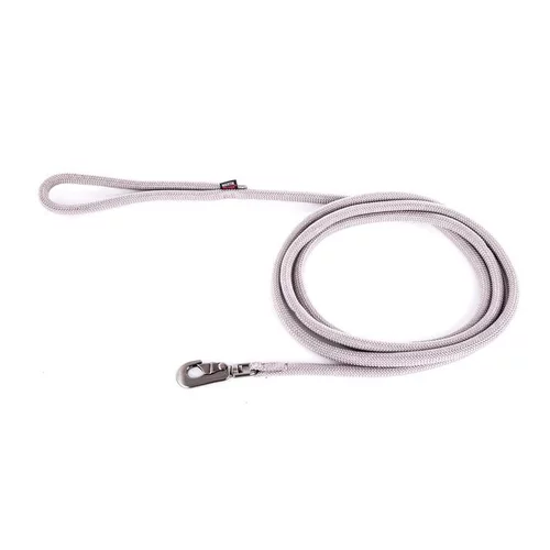 Longe ronde pour chien coloris gris 1,3 cm x 3 m