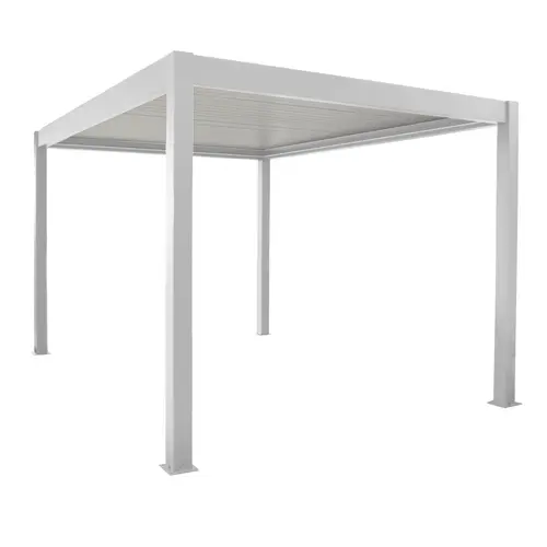Pergola Zephir motorisée coloris blanc - 300 x 400 cm