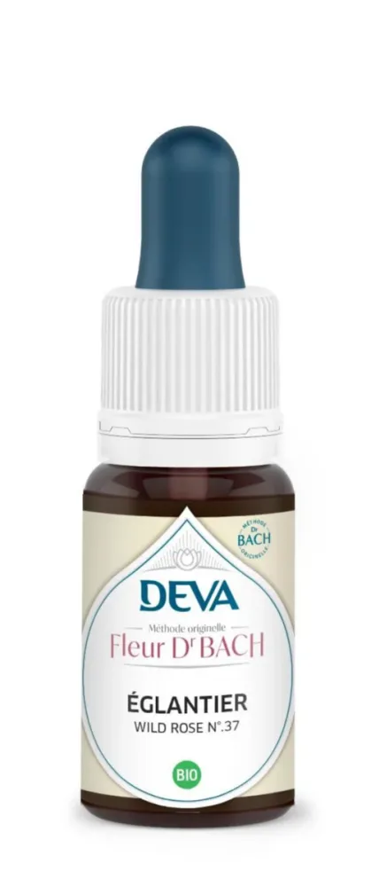 Complément alimentaire fleur de Bach églantier bio Deva - 15 ml