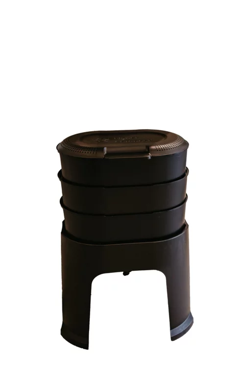 Lombricomposteur noir Magic Lombric 3 bacs - 42 litres