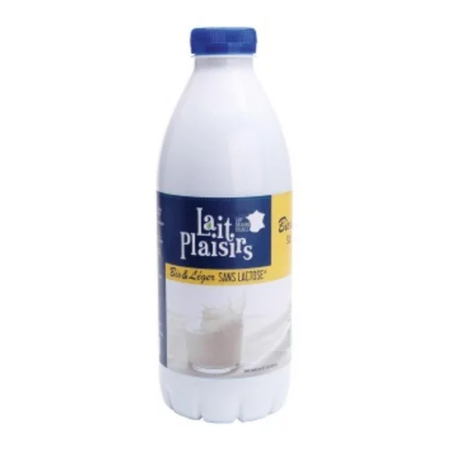 Lait demi-écrémé sans lactose bio Lait Plaisirs - 1 L