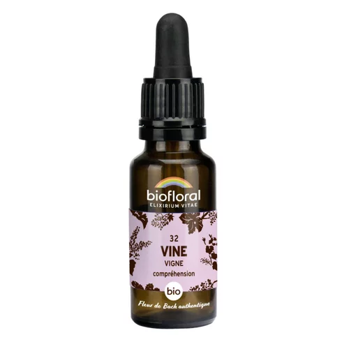 Élixir n°32 Biofloral de vigne en flacon de 20 ml