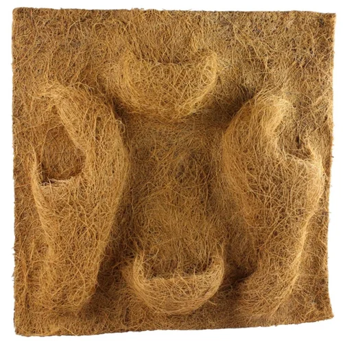 Décor de fond pour terrarium fibre de coco coloris marron Reptile Planet Planting Background - 50 x 50 x 10 cm