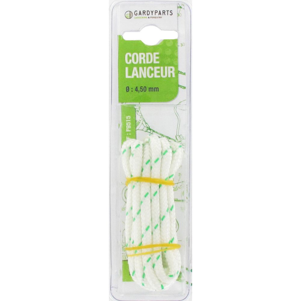 CENTRALE BRICO Corde prédécoupée de 1,80m, Ø 4,5mm. (sous coque)