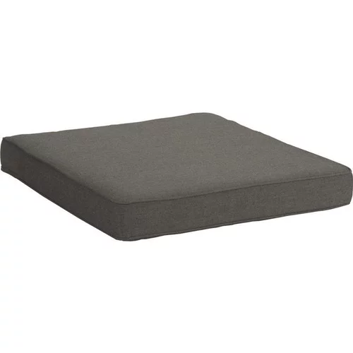 Coussin d'assise coloris gris en polyacrylique Holly - 72 x 72 x 10 cm