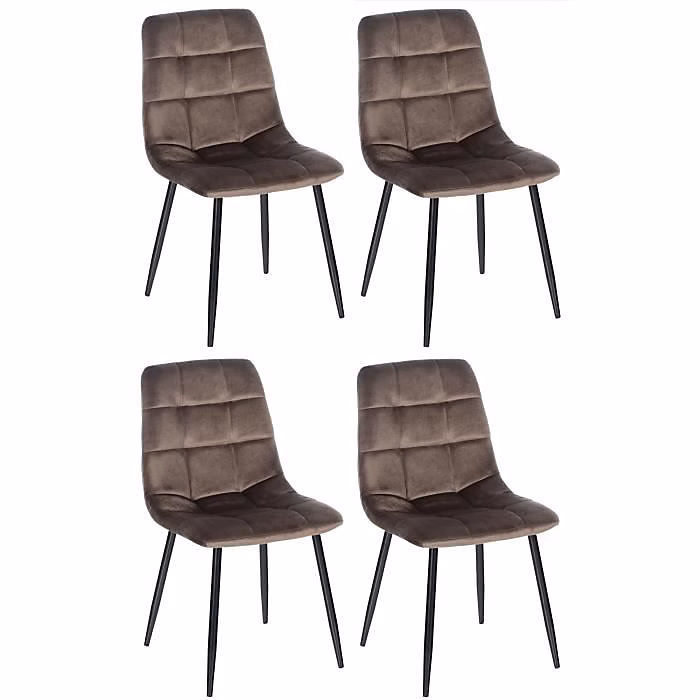CLP – chaises de salle a manger Antibes, Array, lot de 4