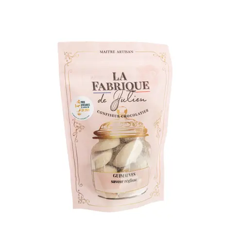 Sachet de guimauves réglisse La Fabrique de Julien - 100 g