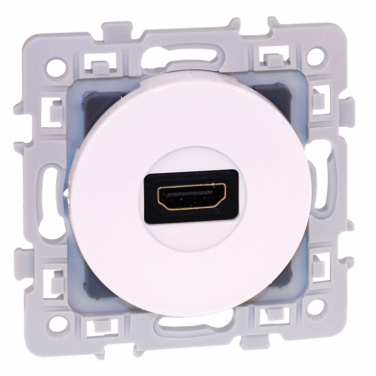 60280 Eur'ohm Square Prise Hdmi Blanc