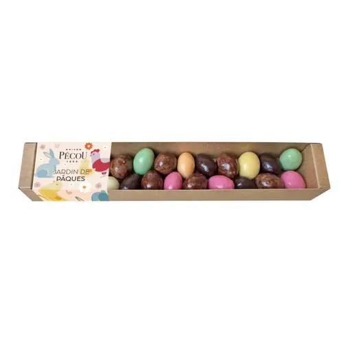Réglette de chocolats Jardin de Pâques Pecou