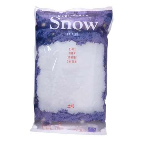 Sac de neige artificielle blanche 4 litres