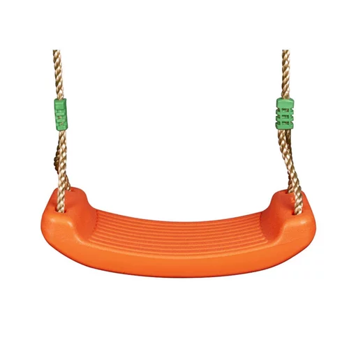 Siège de balançoire en plastique orange pour portique de 1,9 à 2,5 m