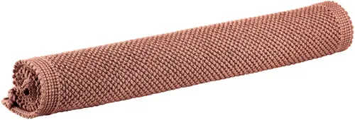 Tapis de bain coloris terracotta Vivaraise Etia - 54 x 64 cm